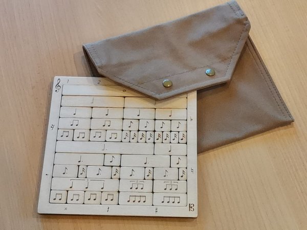 Rhythmus Puzzle inklusive Tasche
